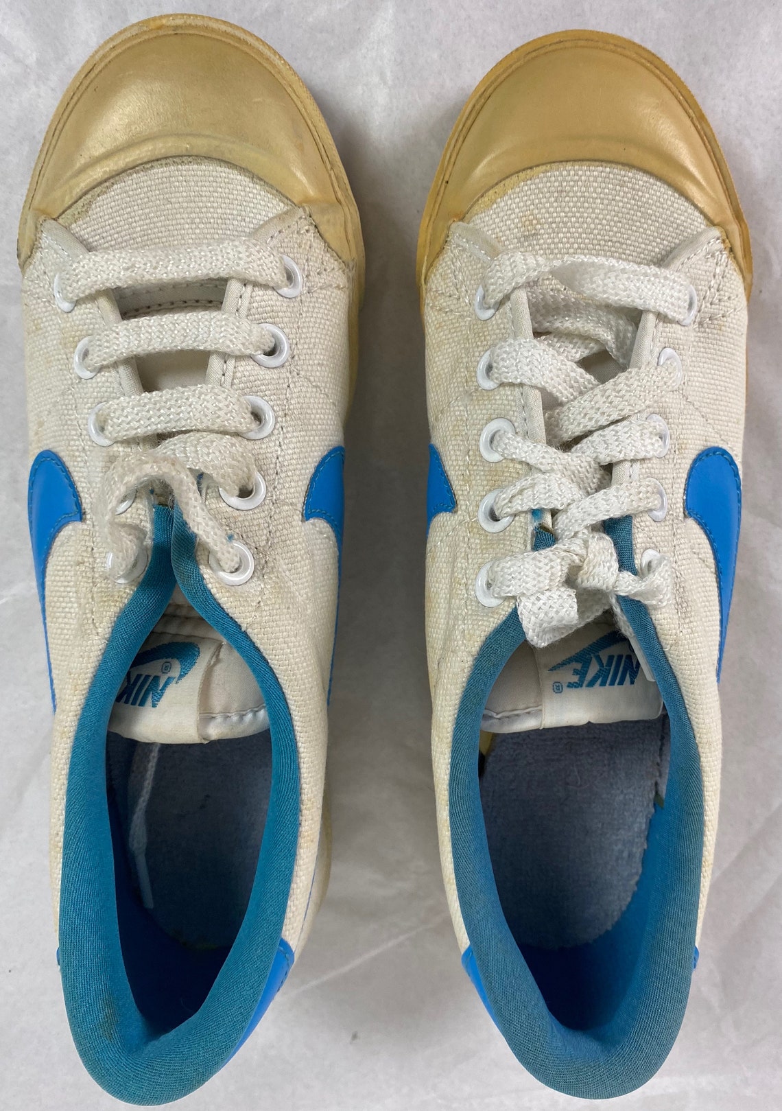 Vintage Nikes, Women's tennis shoes, 1980s Nike shoes, Lady all Court, New in box, vintage clothing, size 5 1/2, NOS, NIB, foto 4 di 5