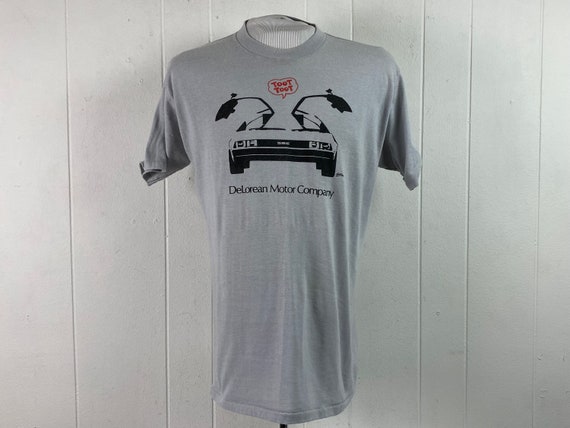 Vintage T Shirt 1980s T Shirt Delorean 