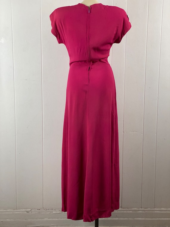Vintage dress, size medium, 1930s dress, 1940s dr… - image 6