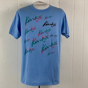 Vintage t shirt, The Kinks t shirt, 1980s t shirt, Rock t shirt, band t shirt, Pine Knob t shirt, concert t shirt, vintage clothing, XL, NOS