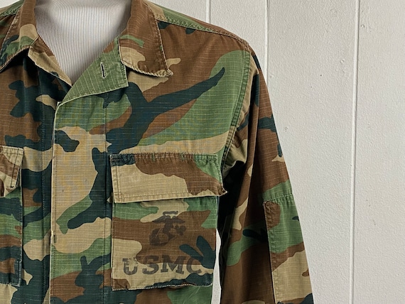 Vintage jacket, size medium, camouflage jacket, U… - image 1