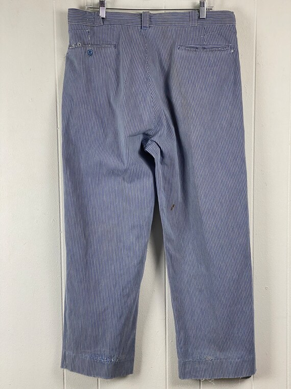 Vintage work pants, 36" X 28.5", 1930s pants, str… - image 7