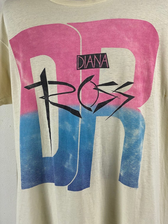 Vintage t shirt, size XXL, 1980s t shirt, Diana R… - image 3