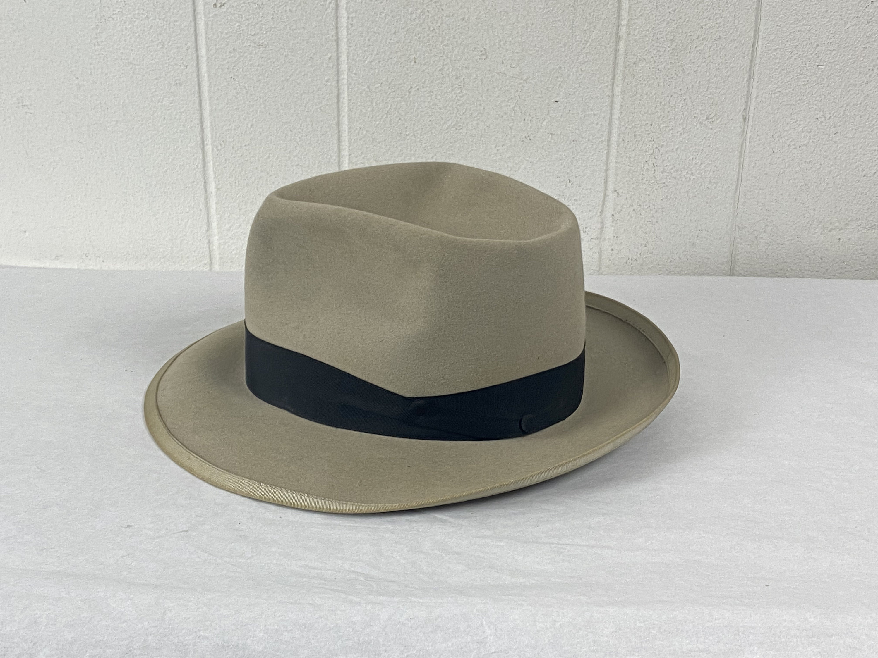 Vintage Hat, Size 1/8, Fedora Hat, 1940s Hat, Dorsey Jay Hat