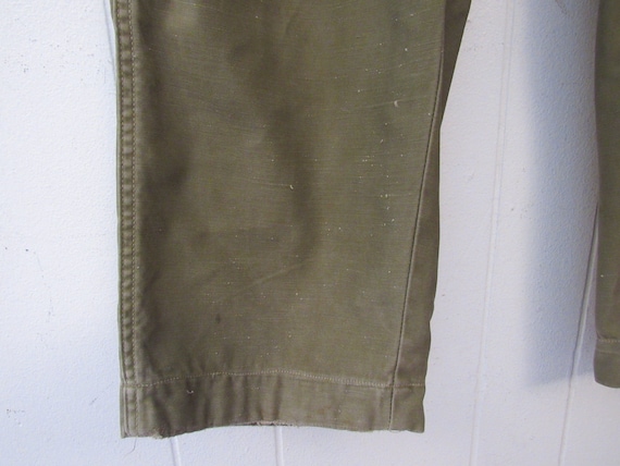 Vintage pants, hunting pants, 1960s pants, cotton… - image 4