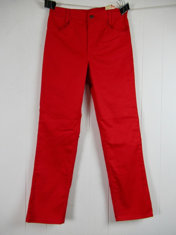 Vintage Levis, Levis pants, red Levis, made in US… - image 4