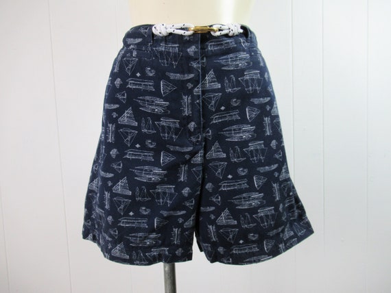 Vintage shorts, nautical shorts, Ralph Lauren shor