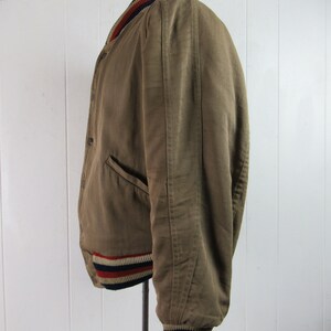 VINTAGE JACKET, 1940s jacket, stadium jacket, basketball jacket, reversible, Gordon Local 12, vintage clothing, size medium image 8
