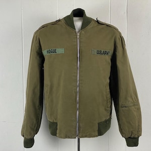 Tankerjacke, Größe Medium, 1960er Jahre Jacke, Vietnamjacke, Jacke der US-Armee, Bomberjacke, Militärjacke, 8.Infanterie, Vintage Kleidung