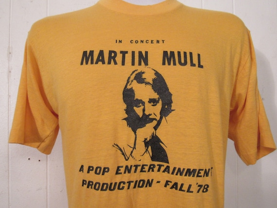 Vintage t shirt, 1970s t shirt, Martin Mull, comed