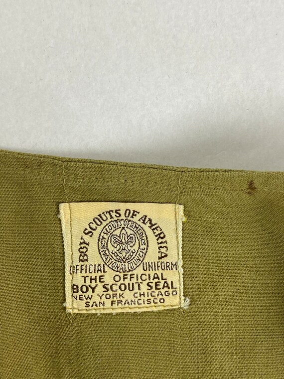 Vintage shirt, size small, Boy scout shirt, 1940s… - image 10