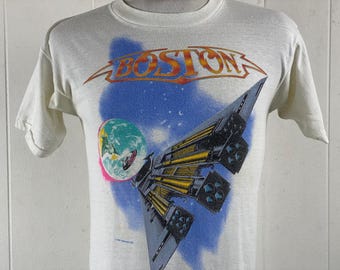 Vintage 00s T-shirt BOSTON Rock Band Corporate America Tour Tee