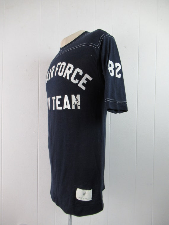 Vintage t shirt, U.S. Air Force, Elk Team, blue t… - image 3