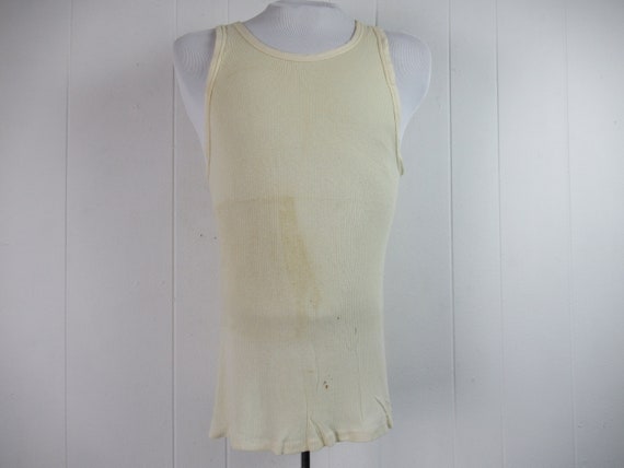 Vintage shirt, Hanes shirt, undershirt, 1950s shir