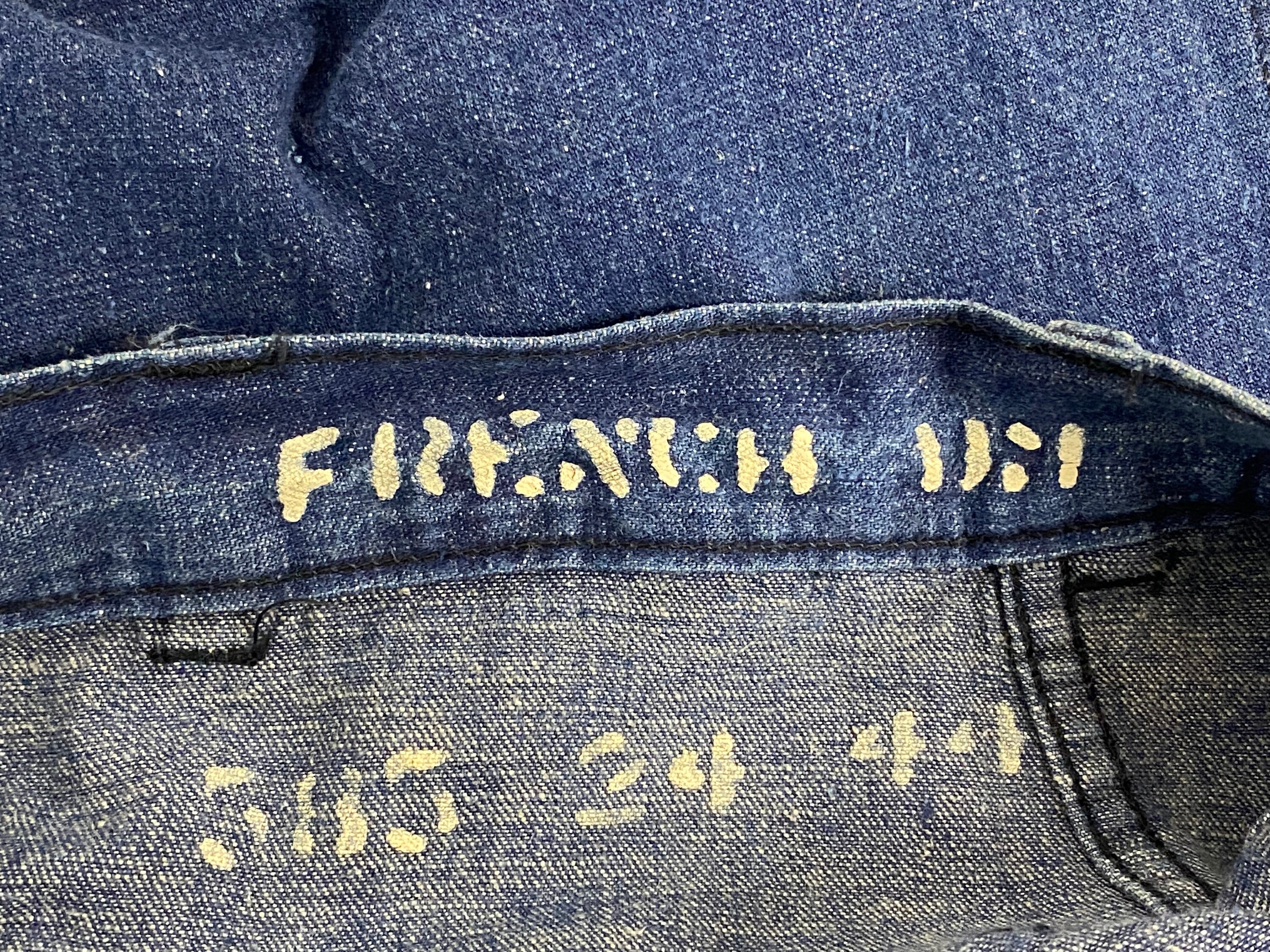 Vintage Denim Pants, U.S. Navy Pants, 1950s Denim Jeans Vintage Denim Pants, U.S. Navy Pants, 1950s Denim Jeans