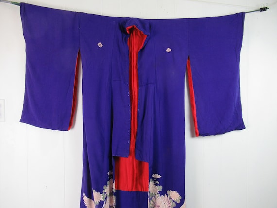 Vintage kimono, silk kimono, vintage robe, Asian … - image 2
