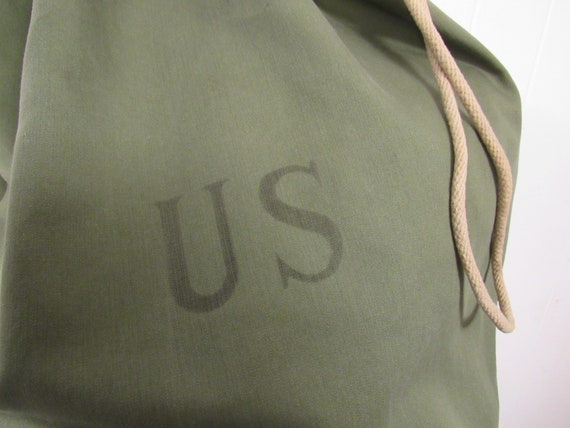Vintage bag, vintage knapsack, U.S. military bag,… - image 2