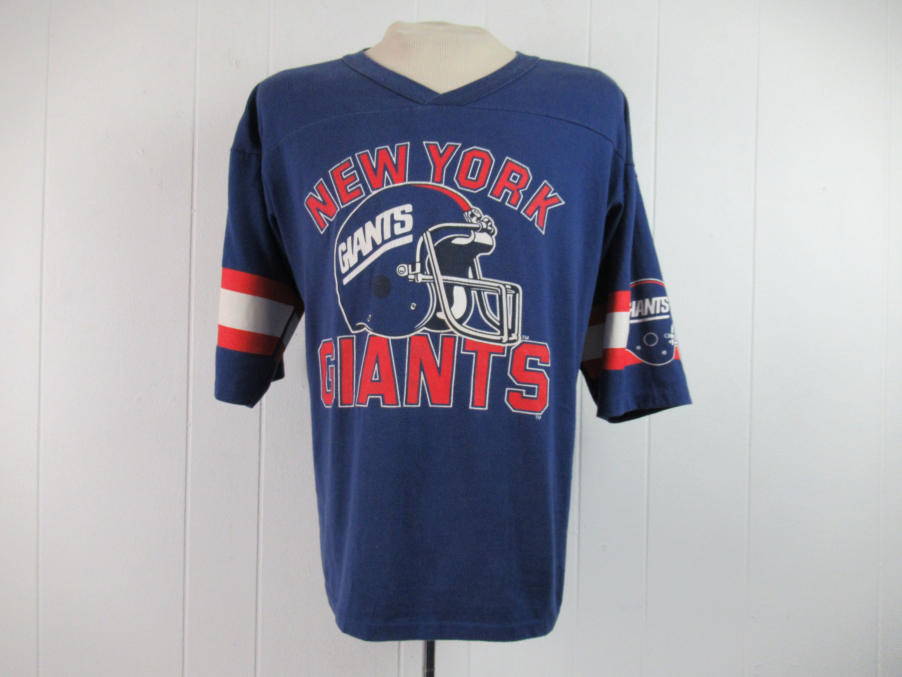 Vintage t shirt, NY Giants t shirt, football t shirt, NFL t shirt, vintage  clothing, size large