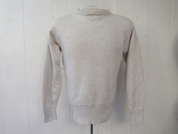 Vintage sweatshirt, 1940s sweatshirt, V sweatshirt