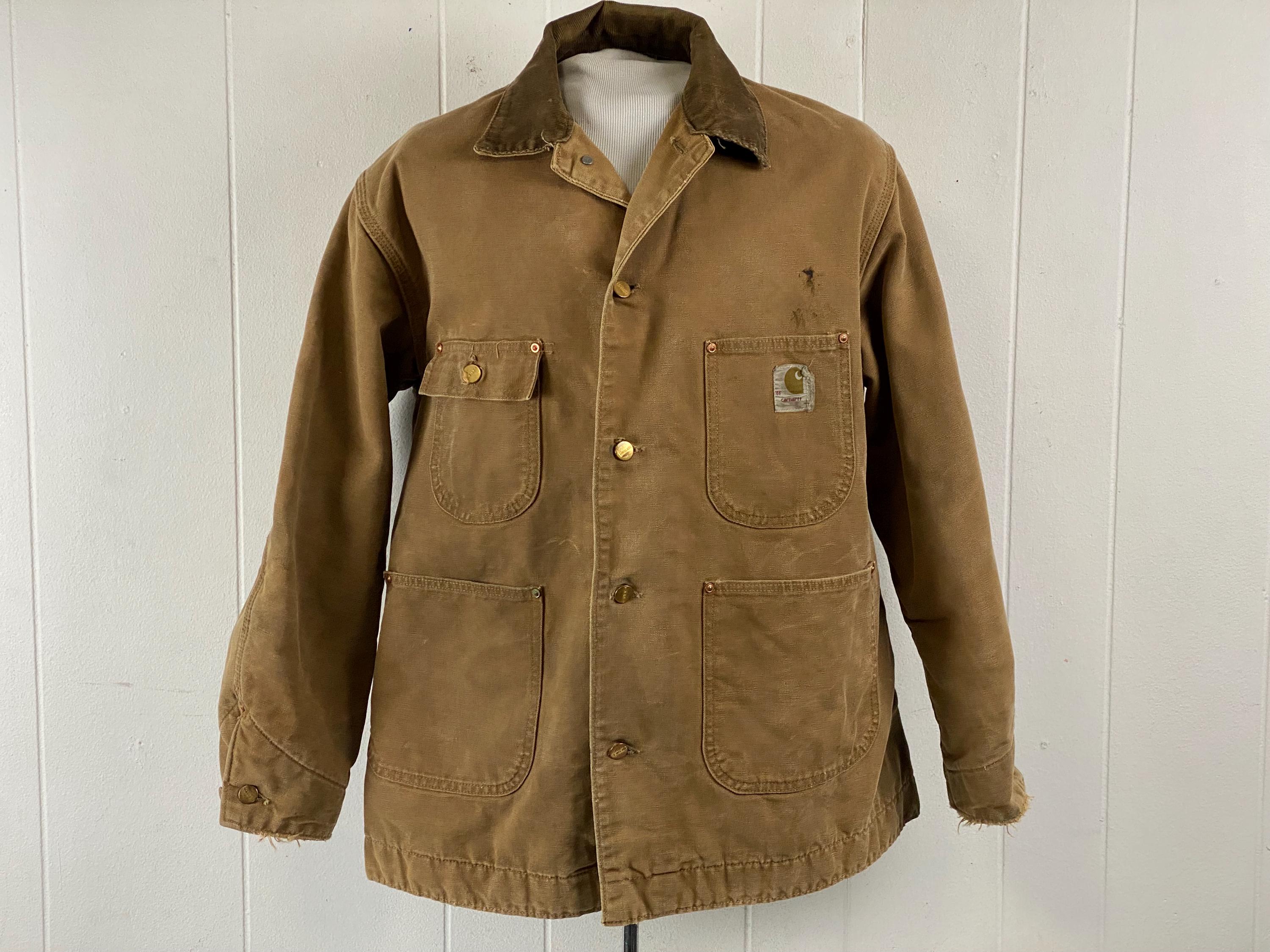 超高品質で人気の Jacket, Vintage Size Jacket Carhartt Jacket, Work 44, ジャケット・アウター