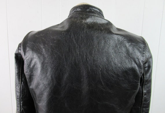 Women's leather jacket, vintage motorcycle jacket… - image 6