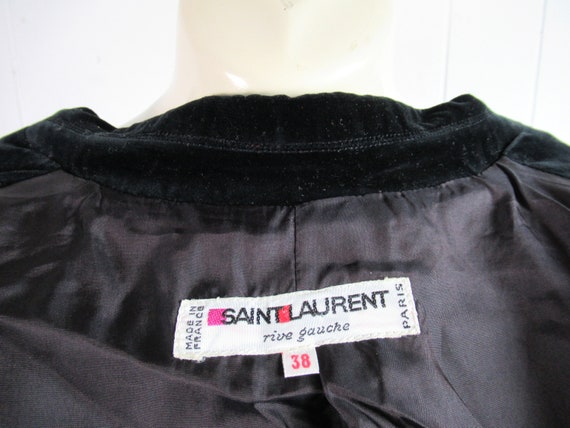 Vintage jacket, velvet jacket, Rive Gauche jacket… - image 6