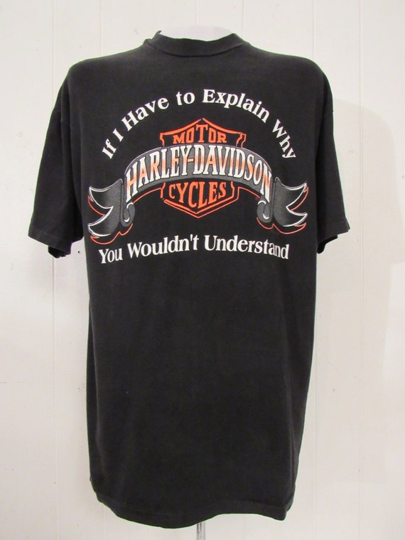 Vintage T Shirt, Harley T Shirt, Motorcycle T Shirt, 1990s T Shirt