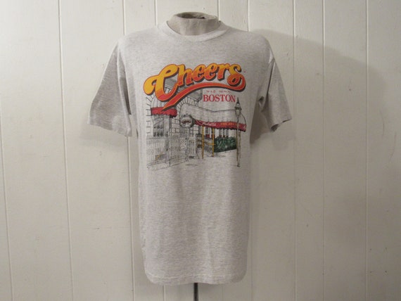 Vintage t shirt, Boston t-shirt, Cheers t shirt, T