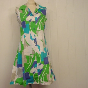 Vintage Kleid, 1960er Jahre hawaiianischen Kleid, hawaiianische Kleid, Norma, Vintage Kleidung, klein