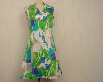 Vintage Dress, 1960s Hawaiian dress, Hawaiian dress, Norma, vintage clothing, small