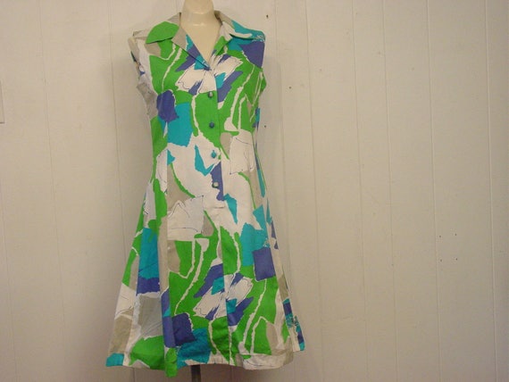 Vintage Dress, 1960s Hawaiian dress, Hawaiian dres