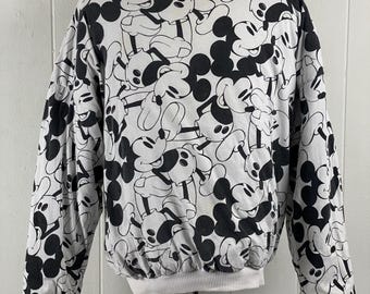 1980s Mickey Mouse shirt, size XL, Mickey Mouse sweatshirt, reversible shirt, Walt Disney productions, Mickey & Co., vintage clothing