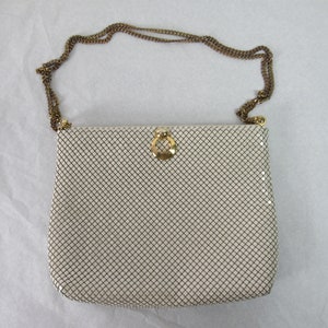 Vintage purse, metal mesh purse, 1980s purse, cross body purse, Whiting and Davis purse, vintage clothing