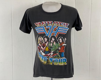 ヴィンテージ 80 年代 ヴァン ヘイレン ラグラン T シャツ 1981 フェア 