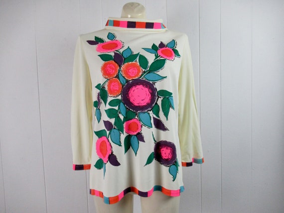 Vintage Mr Dino shirt, vintage blouse, 1960s shirt