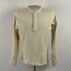 Vintage shirt, size medium, 1950s shirt, Henley shirt, military shirt, Army shirt, vintage under shirt, vintage clothing