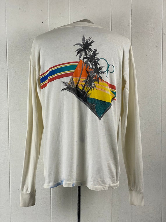 Vintage t shirt, size large, 1980s t shirt, Ocean… - image 6