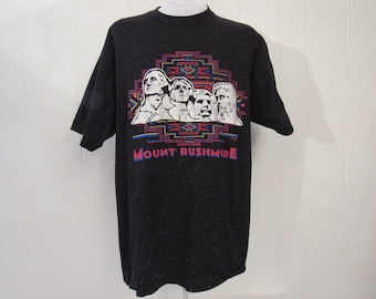 Vintage t shirt, Mount Rushmore t shirt, Black Hill t shirt, National monument, vintage clothing, size XL