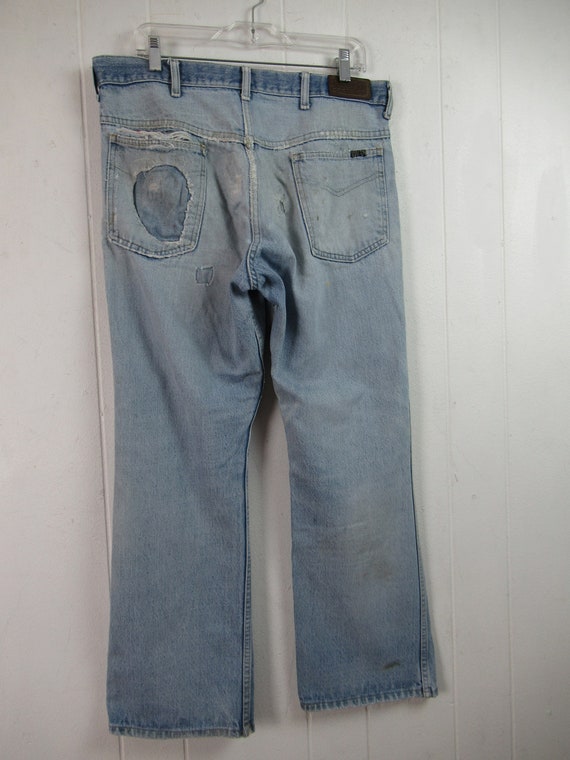 Vintage pants, distressed pants, vintage denim, p… - image 5