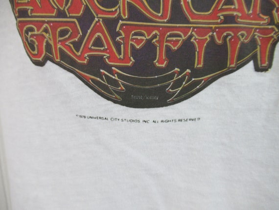 Vintage t shirt, More American graffiti t shirt, … - image 3