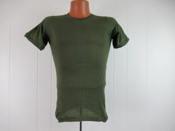 Vintage t shirt, Army shirt, 1960s t shirt, Viet … - image 1