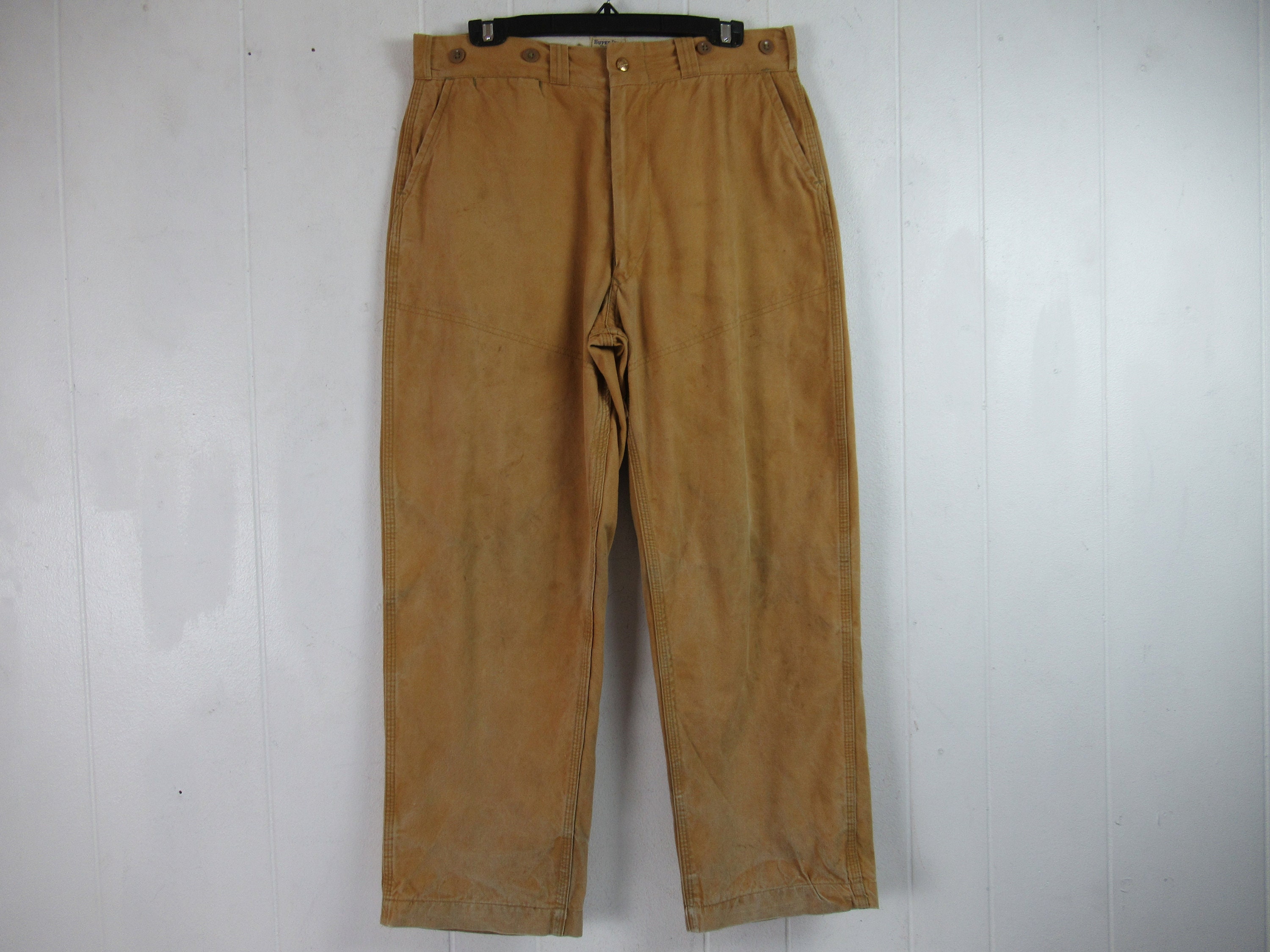 Vintage Pants, Carhartt Pants, Super Dux, Work Pants, 1960s Pants, Brown Duck Pants, Vintage Clothing, Size 34.5 X 28 - Etsy Vintage Pants, Carhartt Pants, Super Dux, Work Pants, 1960s Pants, Brown Duck Pants, Vintage Clothing, Size 34.5 X 28 - Etsy