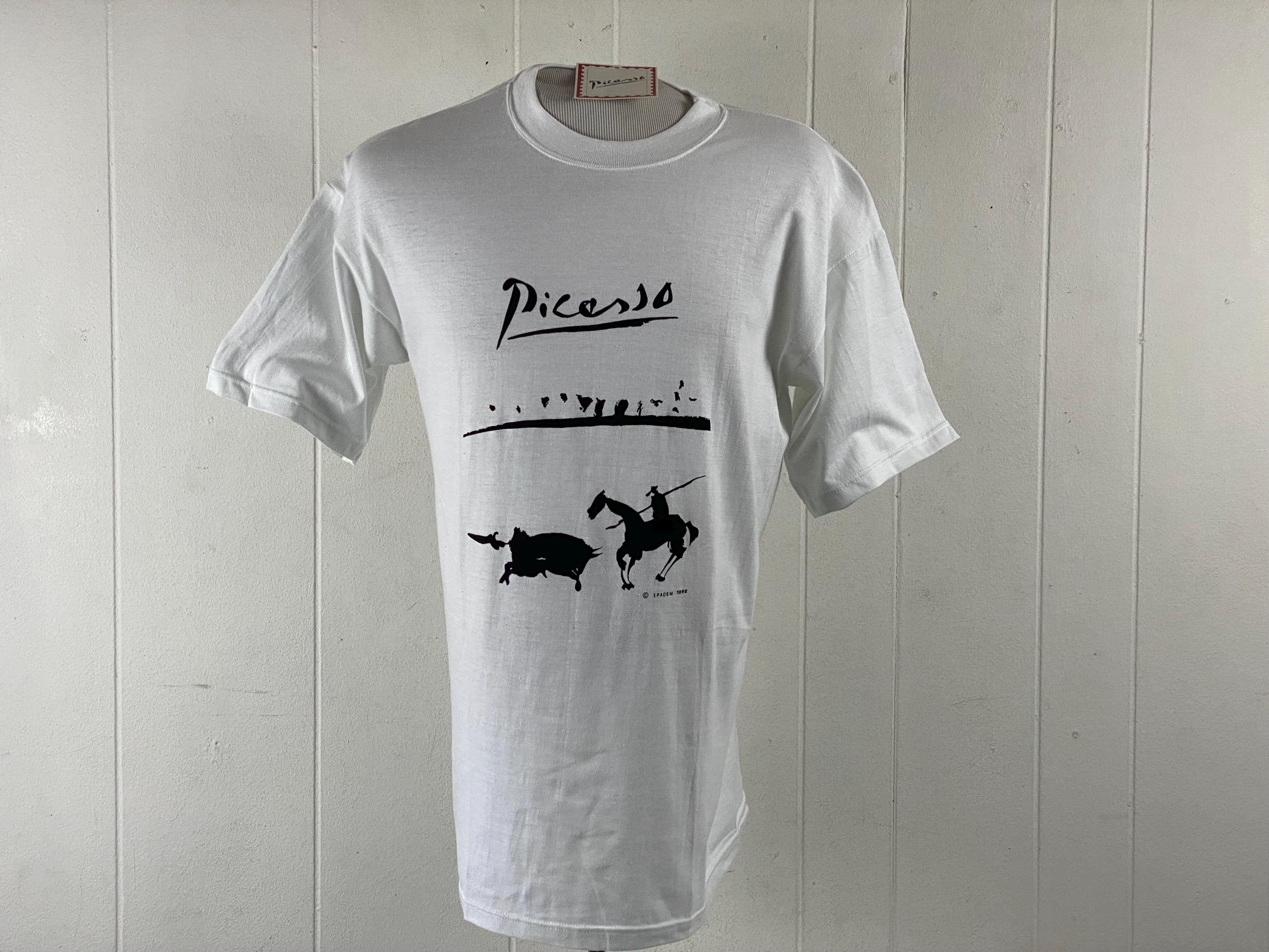 トップス 90s Pablo Picasso t-shirt Picasso T Shirt, Size Large, 1990s T Shirt, Art T Shirt, Picasso