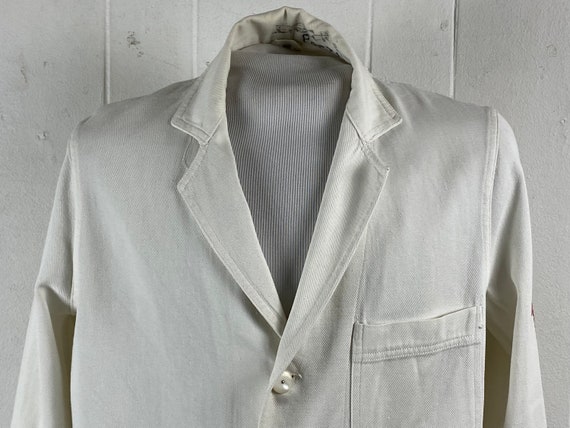 Vintage jacket, size medium, work jacket, 1940s j… - image 3