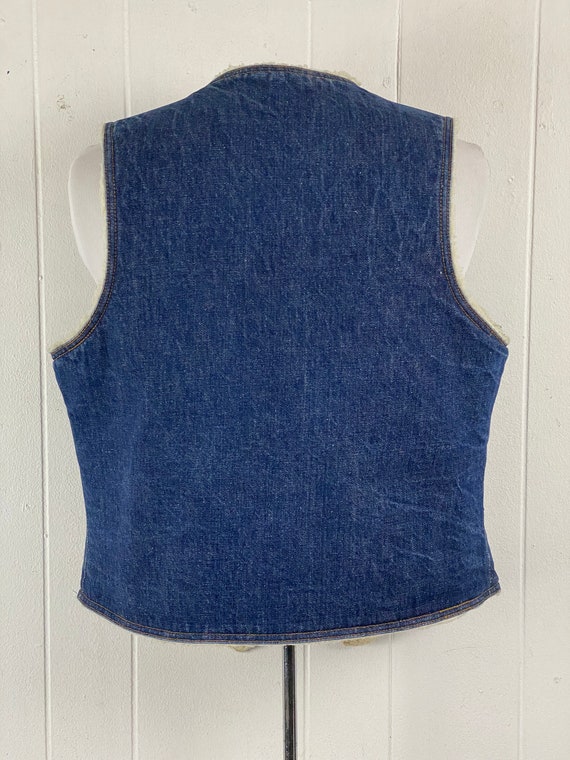 Vintage denim vest, size large, vintage Levi's ve… - image 6