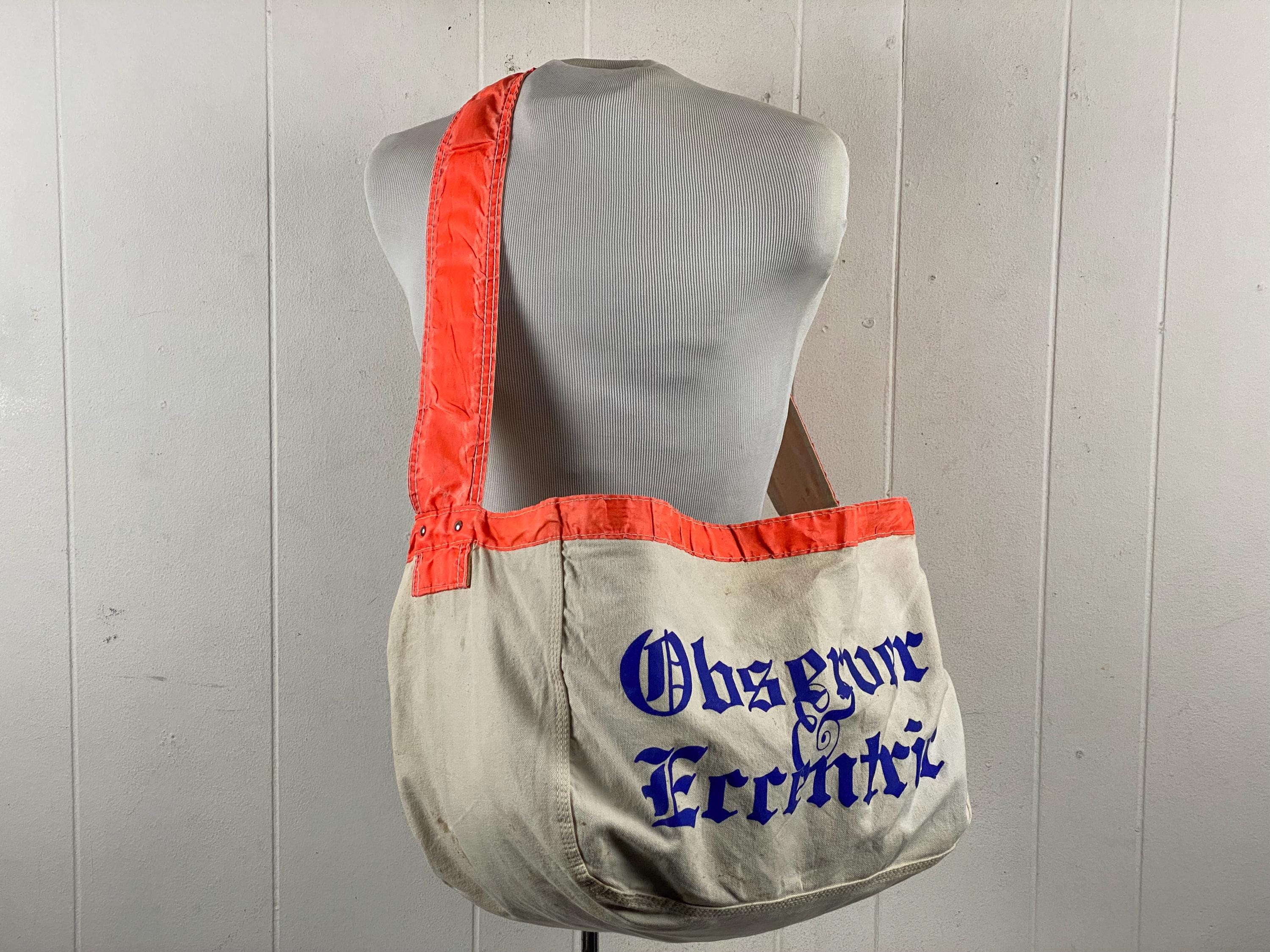 Canvas Newspaper Delivery Bag - Etsy Canada