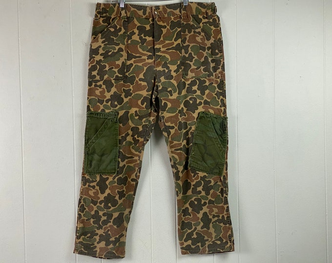 Rare Vintage 60's East German Army NVA DDR Blumentarn Camo Trousers ...