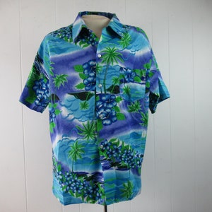 Vintage shirt, Hawaiian shirt, vintage Hawaiian, 1970s shirt, Pomade, vintage clothing, size XL