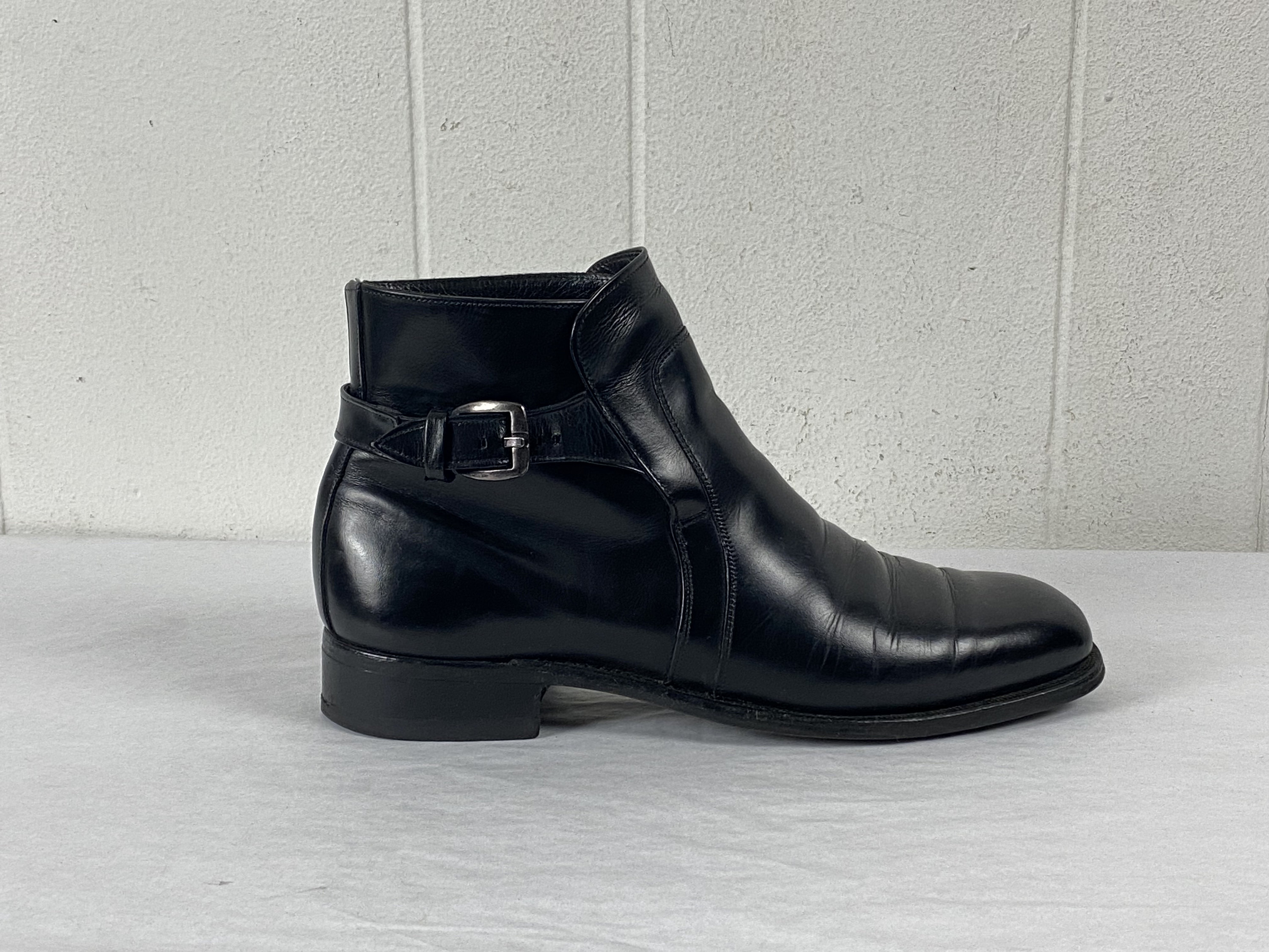 VTG 1970’s Men’s Beatles Boots Black Leather Chukka Side Zips Size 10 Rockabilly Beatle Boots for Men - Etsy main image 2