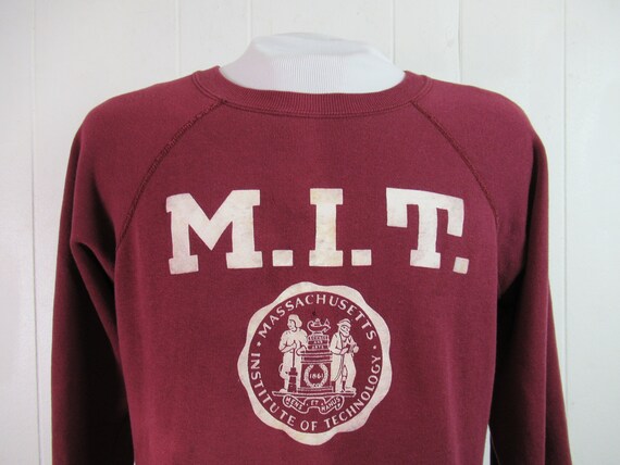 Vintage sweatshirt, 1980s sweatshirt, MIT shirt, M